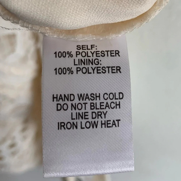 Lulu’s Kenna White Crochet Lace Sleeveless Bodycon Dress Sz Medium - Picture 6 of 7